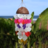 Coconut & Capiz Windchimes - Big Hearts - 40cm - Image 3