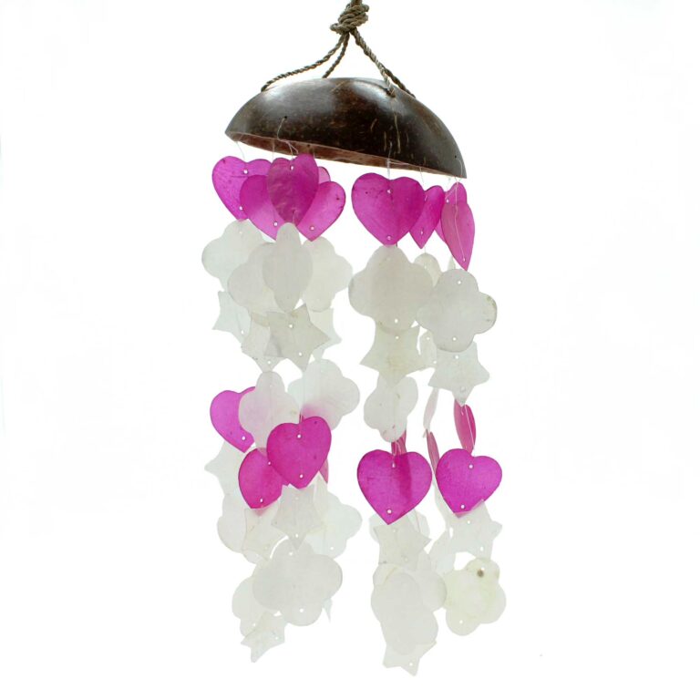 Coconut-Capiz-Windchimes-Pink-and-White-Mix-Shapes-35cm