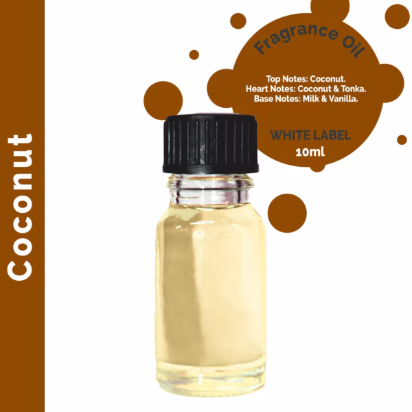 Kokosnøtt Duftolje 10Ml - Uten Etikett