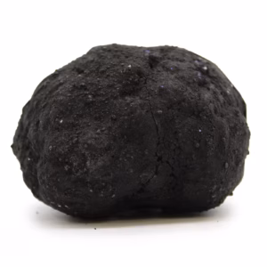 Coloured Calsite Geodes - Black Rock - Blue