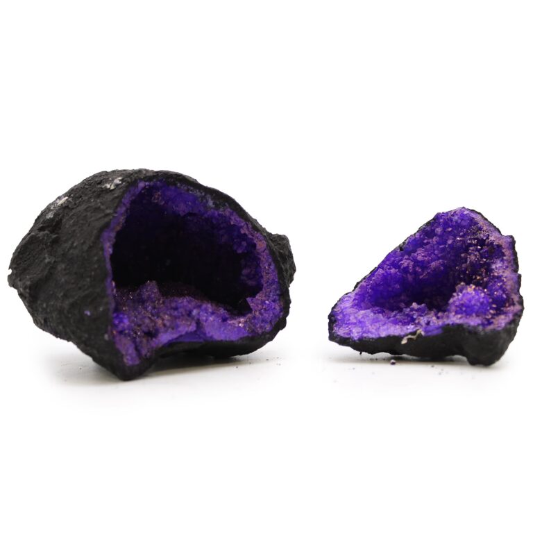 Coloured-Calsite-Geodes-Black-Rock-Purple