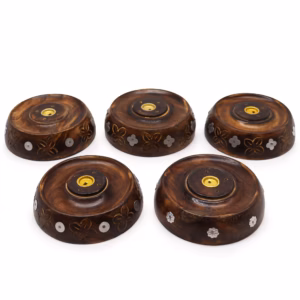 Cone & Stick Burner - Asst Design - Mango Wood
