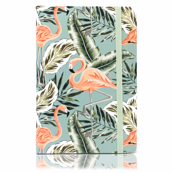 Cool A5-Notesbog - Linjeret Papir - Vintage Tropical - Billede 5