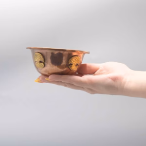 Kupfer - Ritualschale mit Lebensbaum 12x5cm