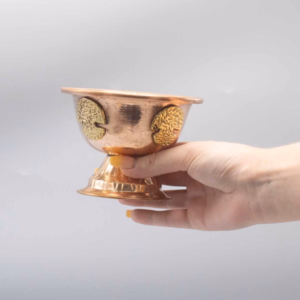 Ritualkelch Aus Kupfer Mit Baum Des Lebens, 12 X 9 Cm – Bild 3