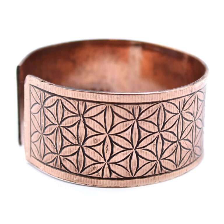 Copper-Tibetan-Bracelet-Flower-of-Life