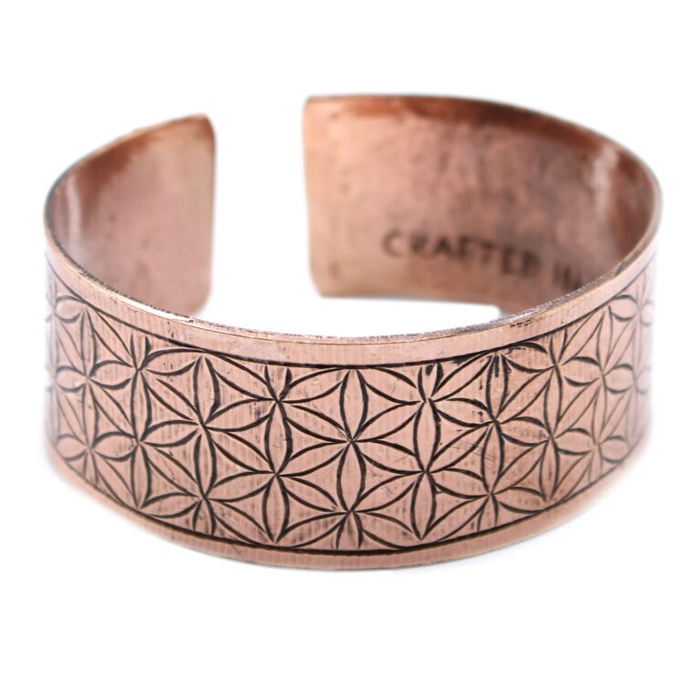 Copper-Tibetan-Bracelet-Flower-of-Life