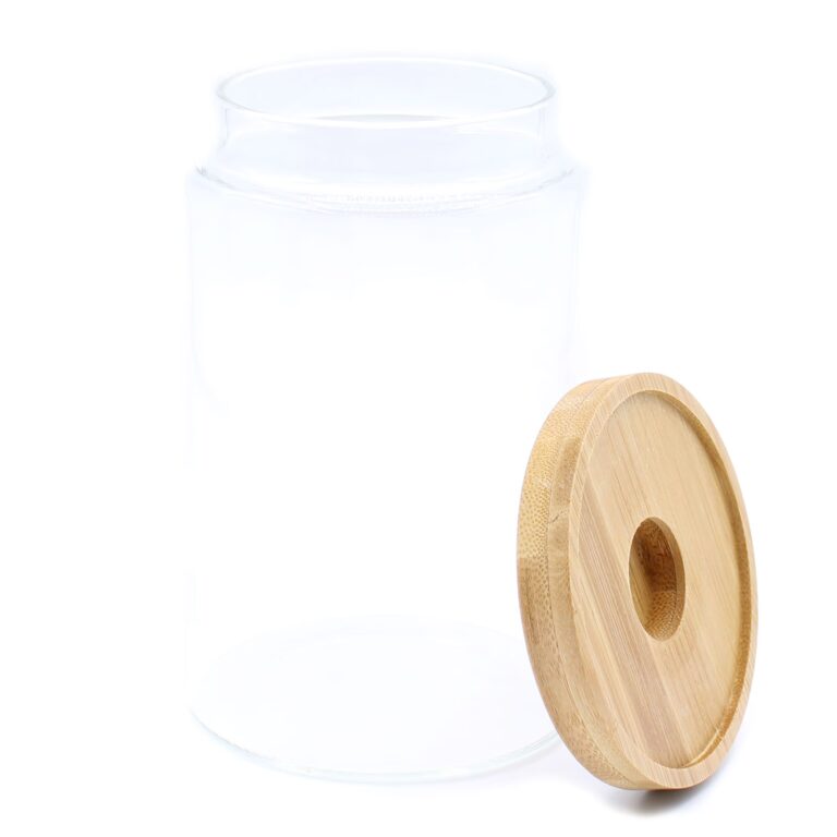 Cottage-Bamboo-Glass-Jar-10cm