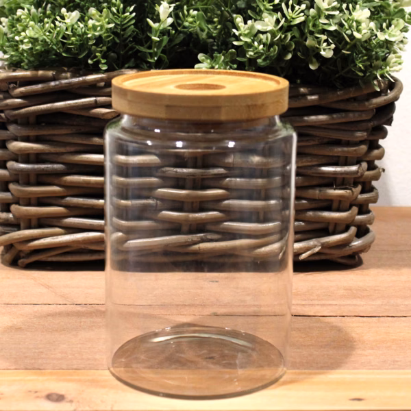 Cottage Bambus Glasskrukke - 15 cm - Bilde 2