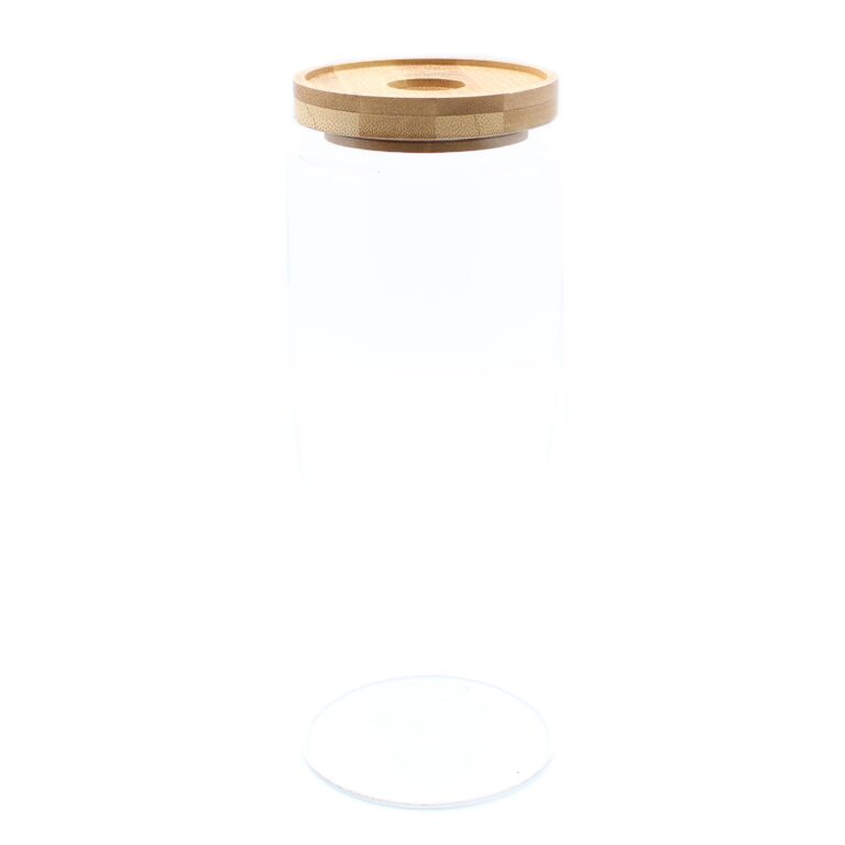Cottage-Bamboo-Glass-Jar-20cm