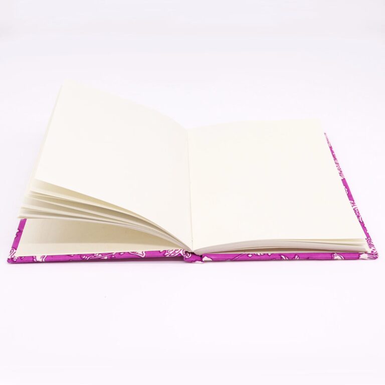 Cotton-Bound-Notebooks-20x15cm-96-pages-Antique-Fuchsia