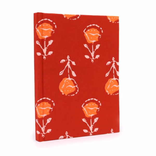 Cotton Bound Notebooks 20X15Cm - 96 Pages - Roses