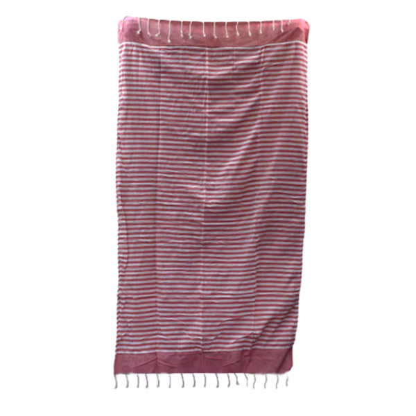 Bomull Pario Pledd - 100x180 cm - Hot Pink - Bilde 2