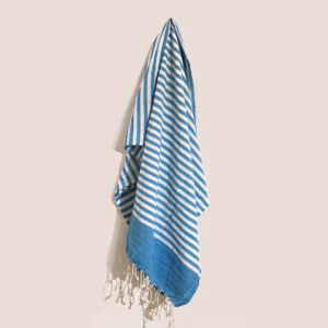 Cotton Pario Throw - 100x180cm - Sky Blue