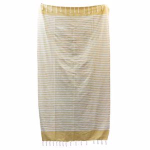 Katoenen Pareo Strandplaid - Zonnig Geel - 100x180cm