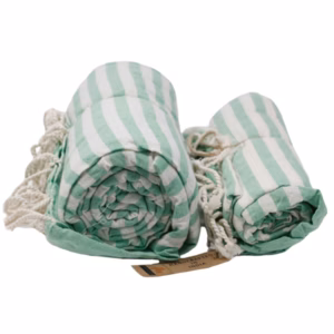 Serviette Paréo Coton - 100x180cm - Vert Picnic