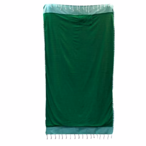 Serviette Paréo Coton - 100x180cm - Vert Picnic