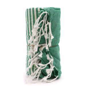 Serviette Paréo Coton - 100x180cm - Vert Picnic