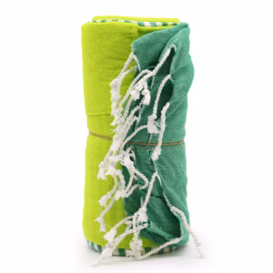 Serviette Paréo Coton - 100x180cm - Vert Picnic