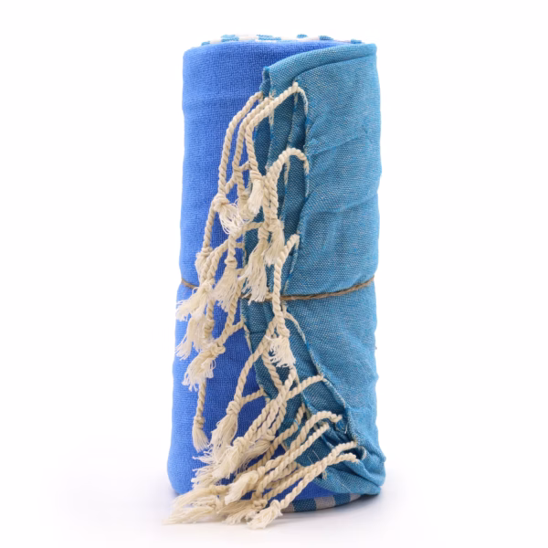 Cotton Pario Towel - 100x180 cm - Sky Blue - Image 11