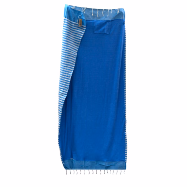 Cotton Pario Towel - 100x180 cm - Sky Blue - Image 6