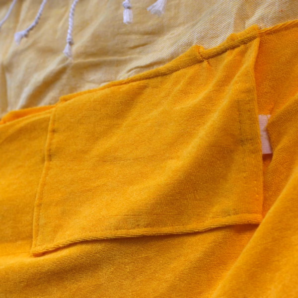 Cotton Pario Towel - 100x180 cm - Sunny Yellow - Image 4