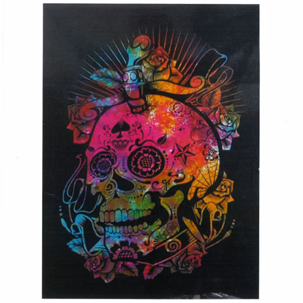 Cotton Wall Art - De Dødes Dag - Kranium