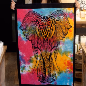 Bomull Veggkunst - Hamsa Hand