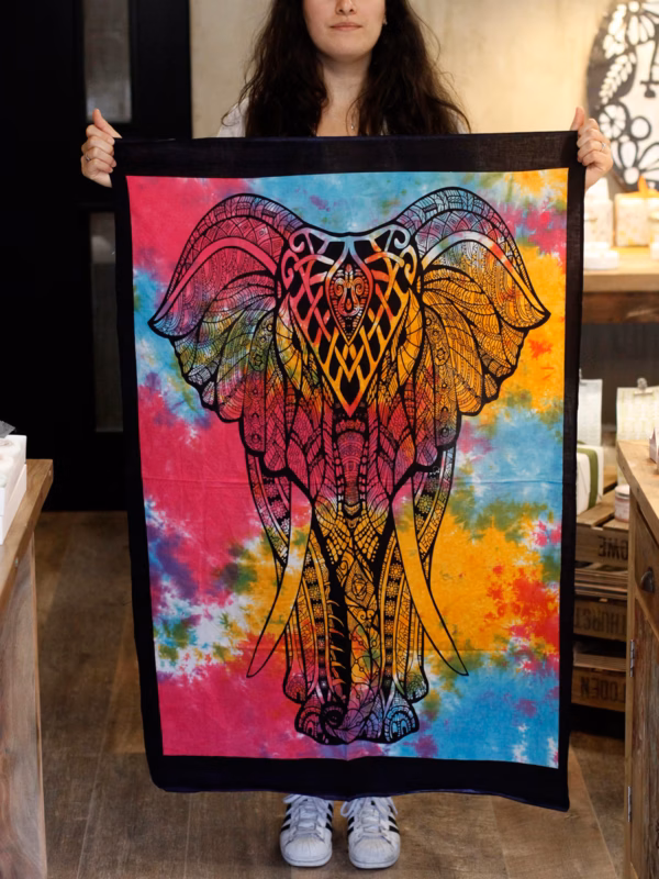Cotton Wall Art - Hamsa Hand - Image 3
