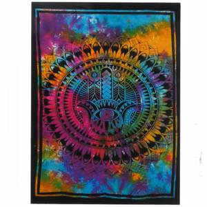 Cotton Wall Art - Hamsa Hand