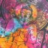Arte de pared de algodón - Mandala redonda - Imagen 3