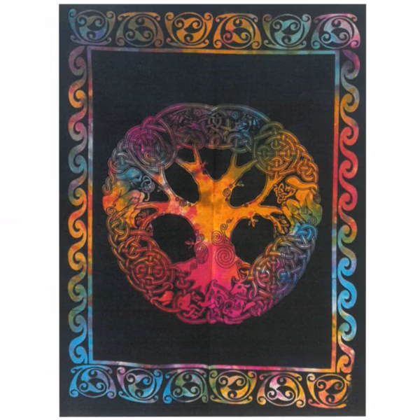 Cotton Wall Art - Træ med Adam Og Eva
