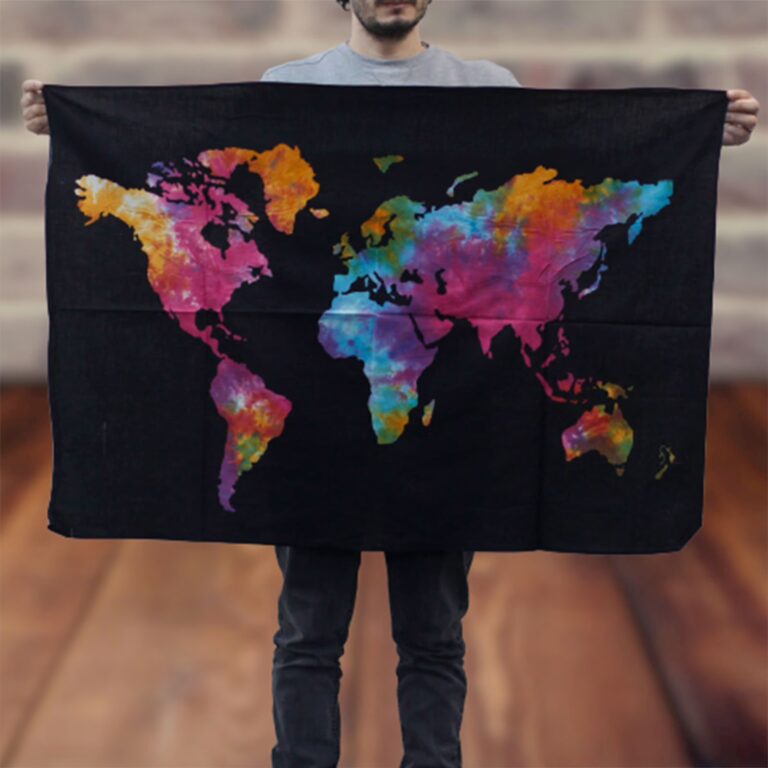 Cotton-Wall-Art-World