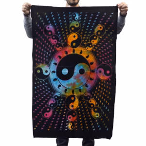 Bomull Veggkunst - Ying Yang