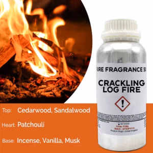Crackling Log Fire Duftolje Koncentrert / Ren - 500ml