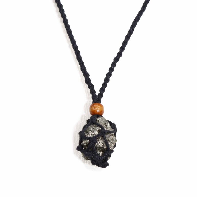 Crystal-Gemstone-Necklace-Cord-45cm18inch-Black