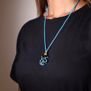 Crystal Gemstone Necklace Cord 45cm/18inch - Blue