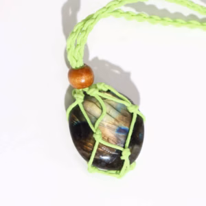 Cordones para Collar de Pieras Preciosas 45cm - Verde