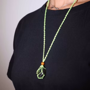 Cordones para Collar de Pieras Preciosas 45cm - Verde