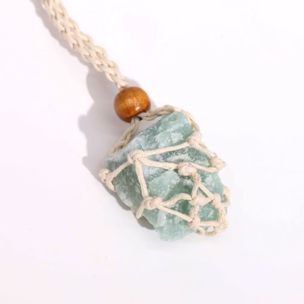 Crystal Gemstone Necklace Cord 45Cm/18Inch - Natural - Image 2
