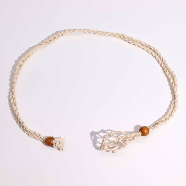 Crystal Gemstone Necklace Cord 45Cm/18Inch - Natural - Image 3