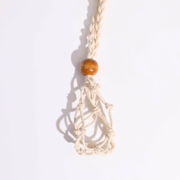 Crystal Gemstone Necklace Cord 45Cm/18Inch - Natural - Image 4