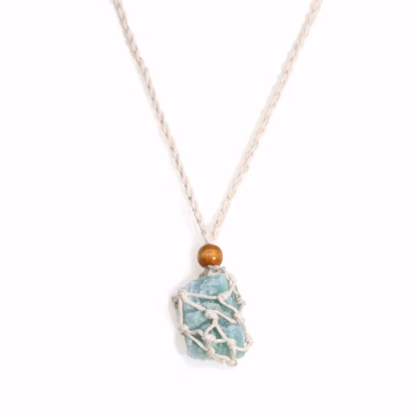 Crystal Gemstone Necklace Cord 45Cm/18Inch - Natural