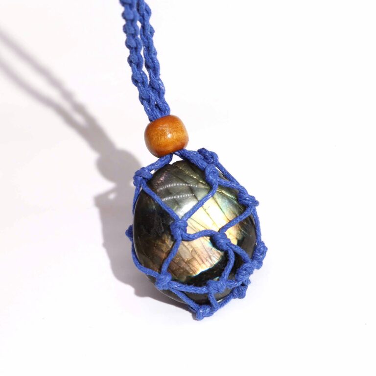 Crystal-Gemstone-Necklace-Cord-45cm18inch-Navy