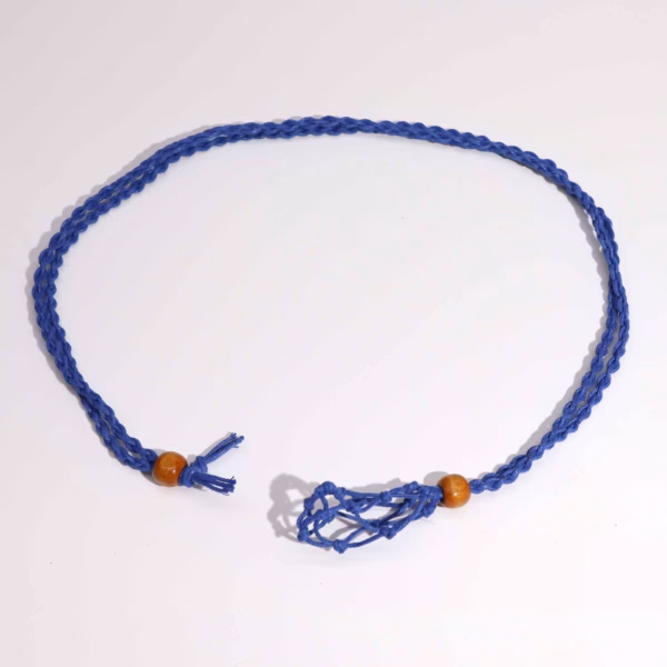 Crystal Gemstone Necklace Cord 45cm/18inch - Navy - Image 3