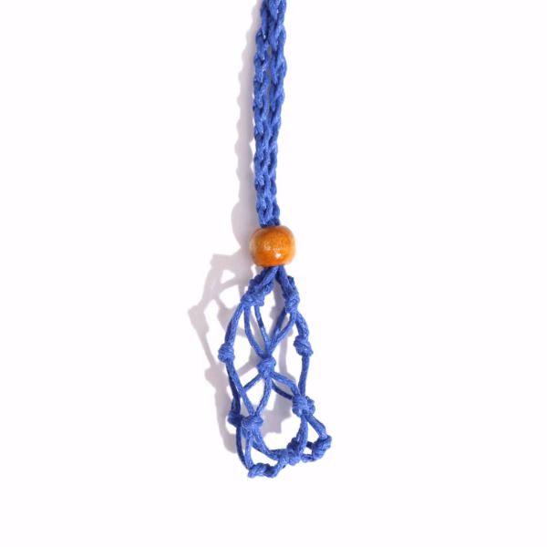 Crystal Gemstone Necklace Cord 45cm/18inch - Navy - Image 4