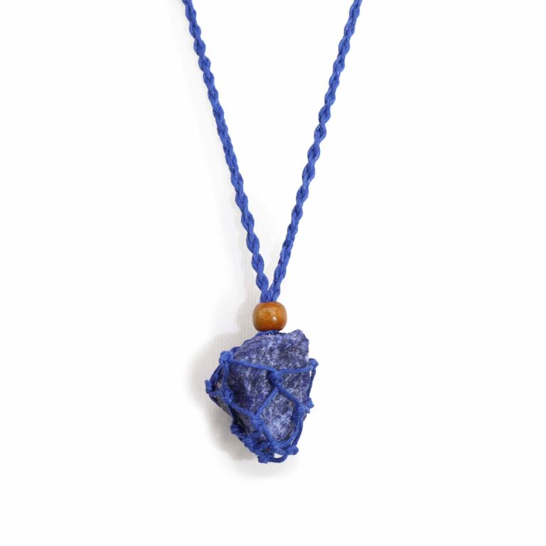 Crystal-Gemstone-Necklace-Cord-45cm18inch-Navy