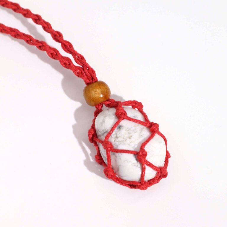 Crystal-Gemstone-Necklace-Cord-45cm18inch-Red