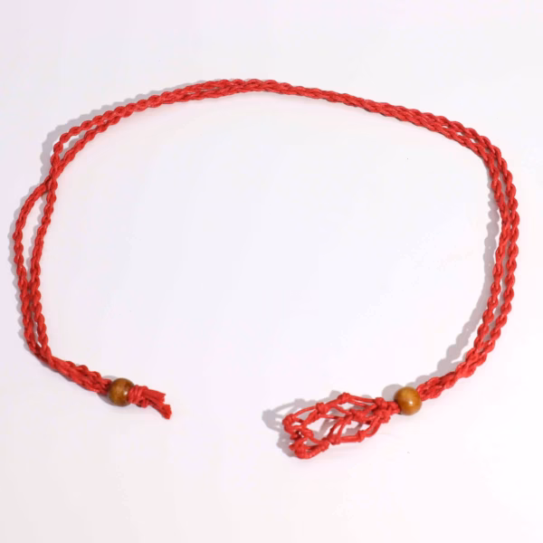 Crystal Gemstone Necklace Cord 45Cm/18Inch - Red - Image 3