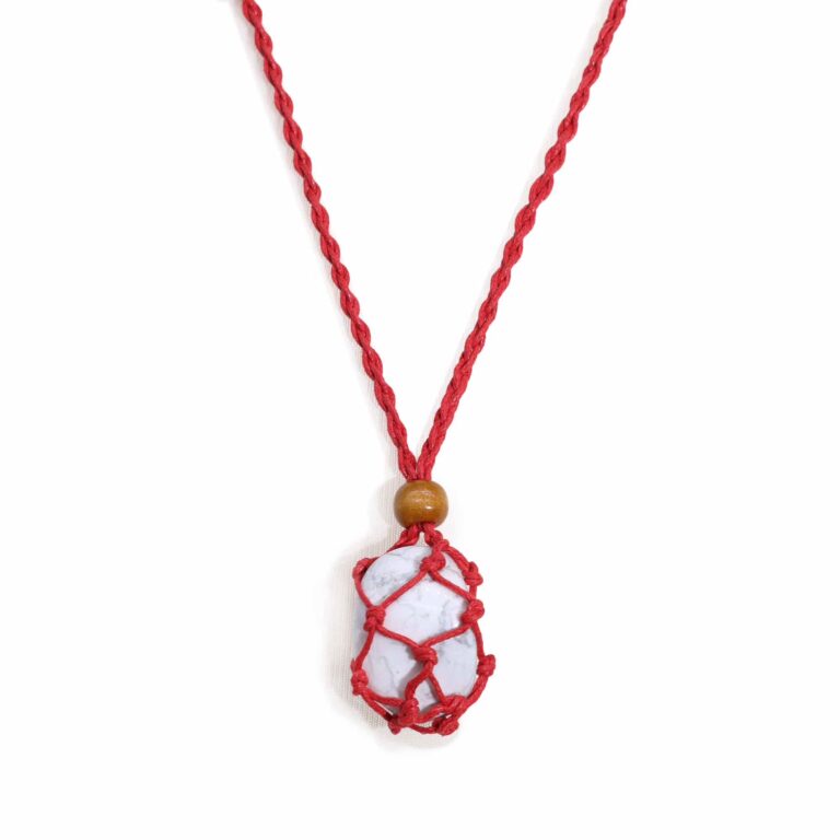Crystal-Gemstone-Necklace-Cord-45cm18inch-Red